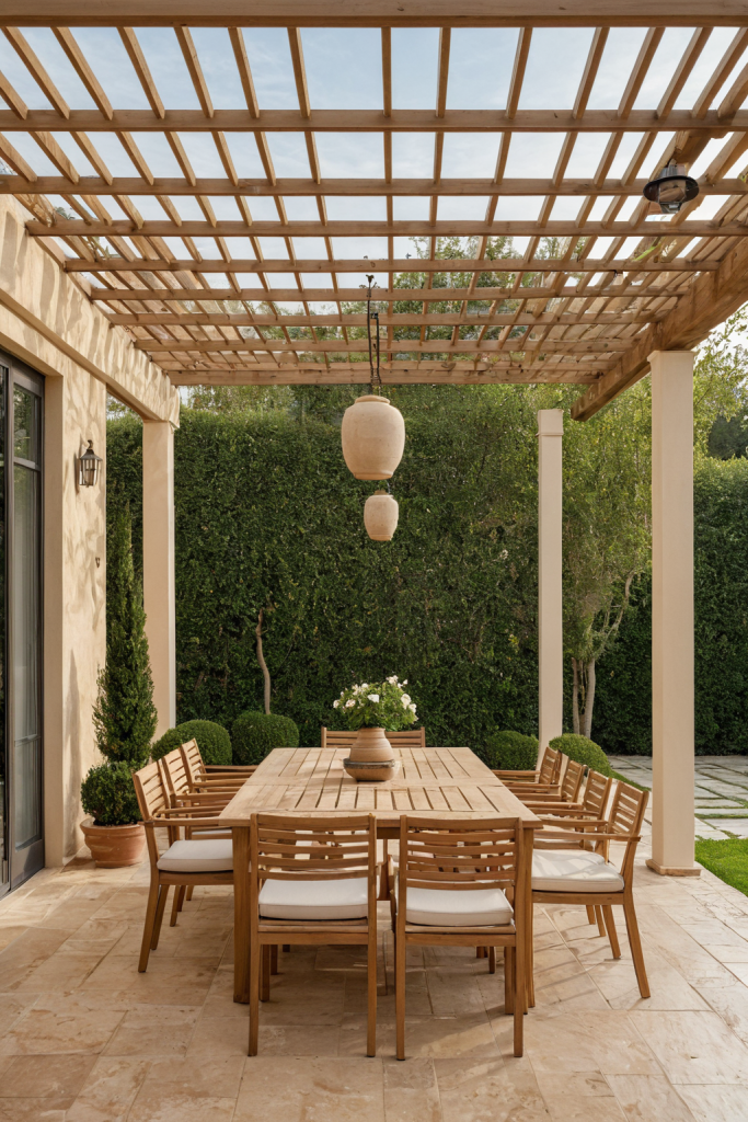 Quiet Luxury Beige Outdoor Patio — Home Decor Ideas