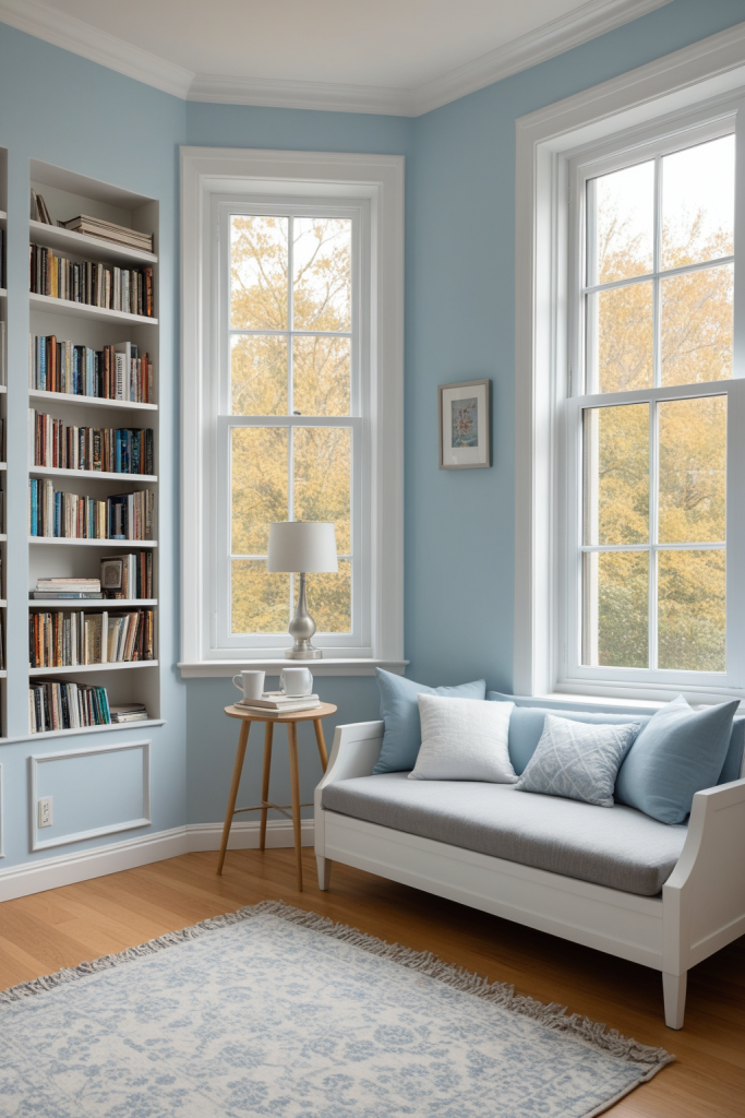 Cool Blue Reading Nook — Home Decor Ideas