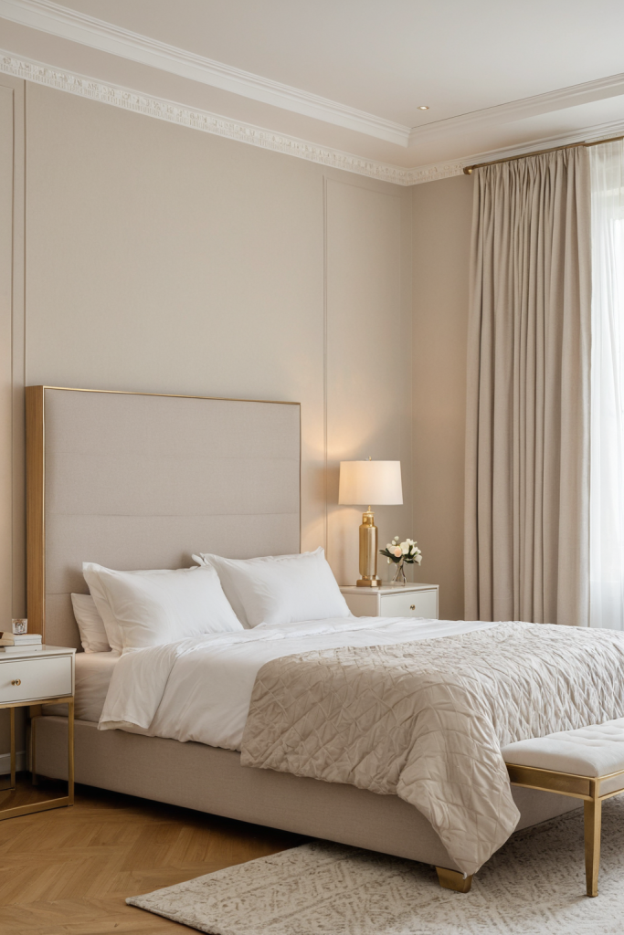 Beige Bedroom Ideas — Quiet Luxury Beige Soft Mood