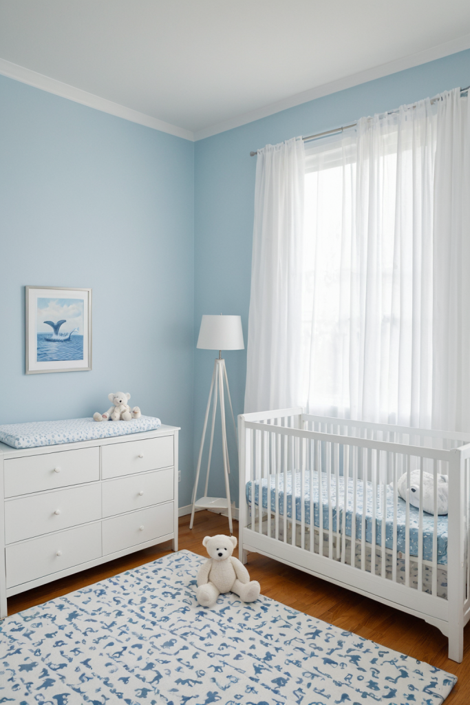 Cool Blue Nursery — Home Decor Ideas