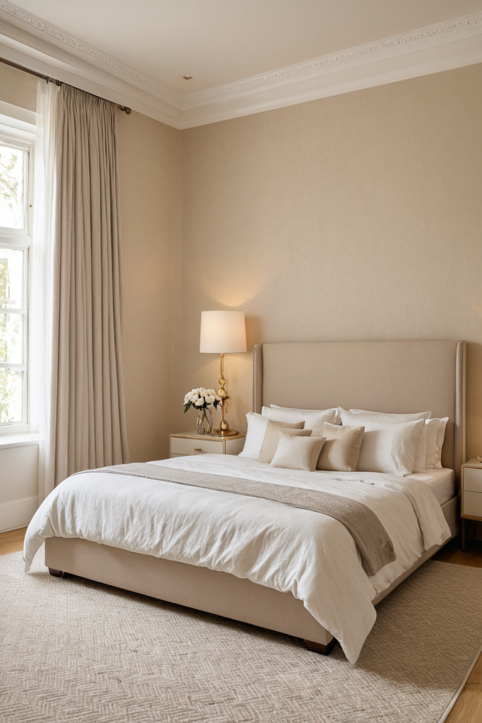 Quiet Luxury Beige Bedroom: Soft Elegance Unfolds
