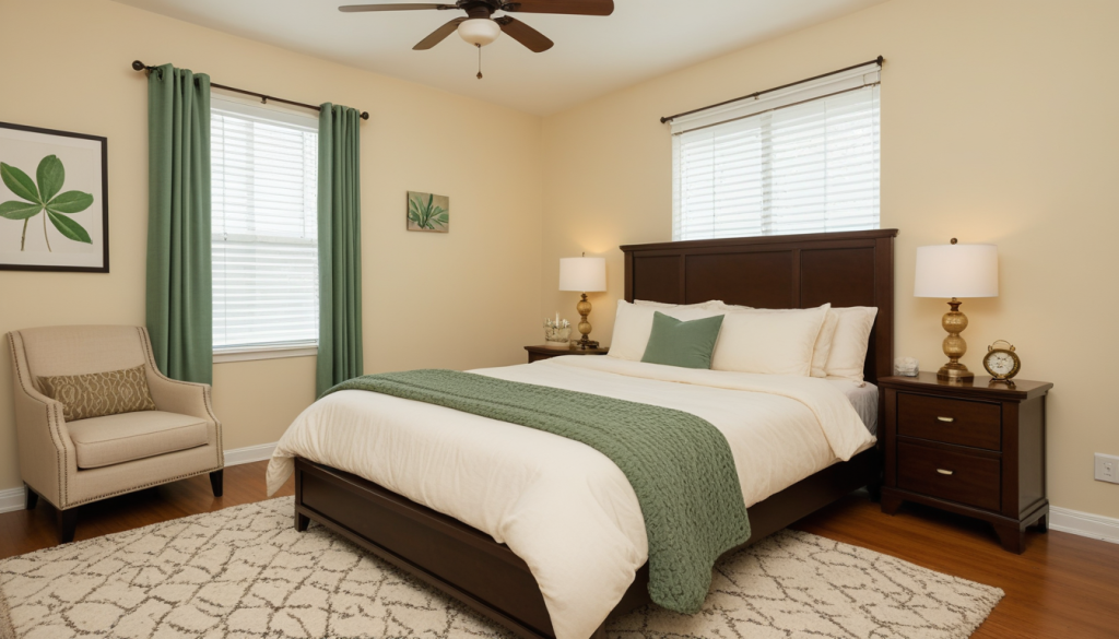 Jade Green Bedroom: Warm and Inviting Home Refresh