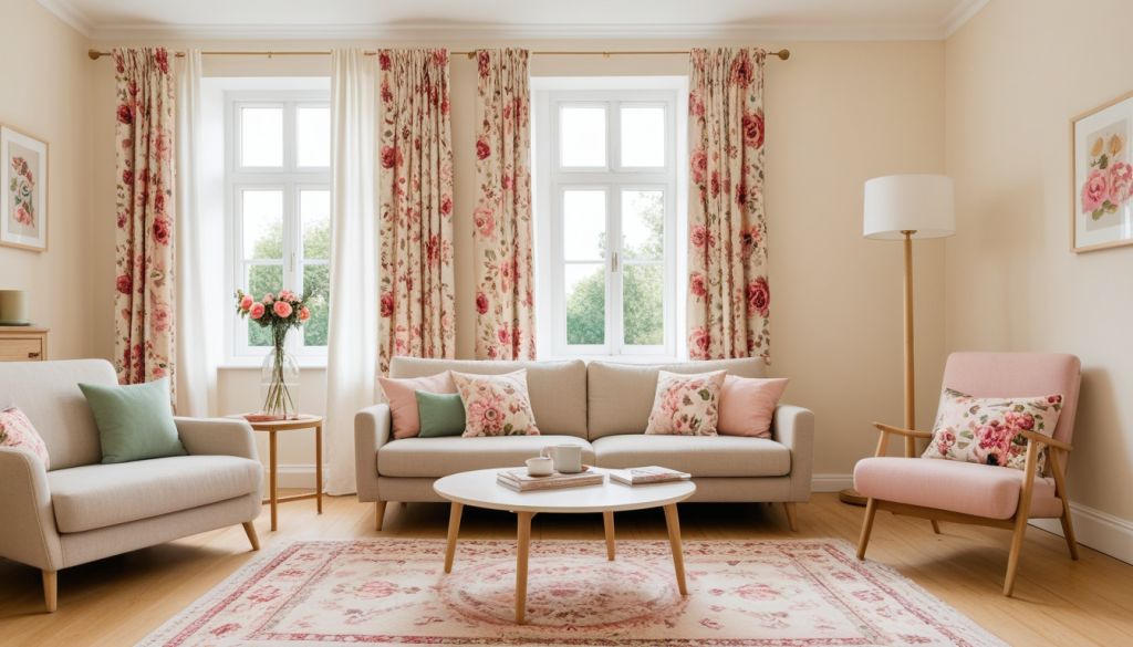 Floral Daydream Living Room – Joycore — Home Decor Ideas