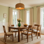 Jade Green Dining Room: Warm and Inviting
