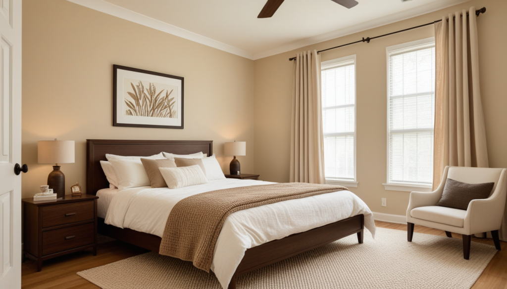 Mocha Cappuccino Bedroom: Cozy Layer