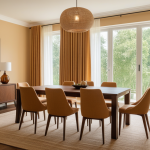 Warm Amber Dining Room — Home Decor Ideas