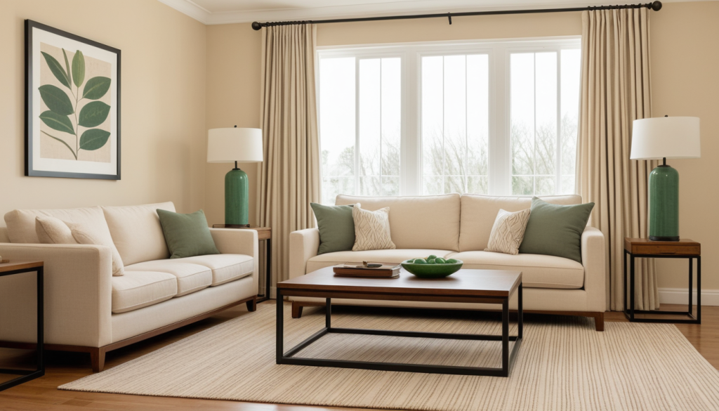 Jade Green Living Room: A Budget Makeover