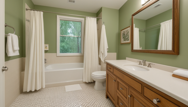 Forest Green Bathroom — Home Decor Ideas
