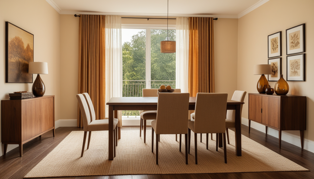 Modern Earthy Dining Room Inspiration | Sophisticated Neutral Palette