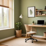 Forest Green Workspace — Home Decor Ideas