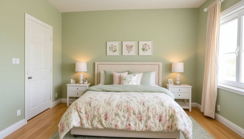 Floral Daydream Bedroom – Sage Wall — Home Decor Ideas