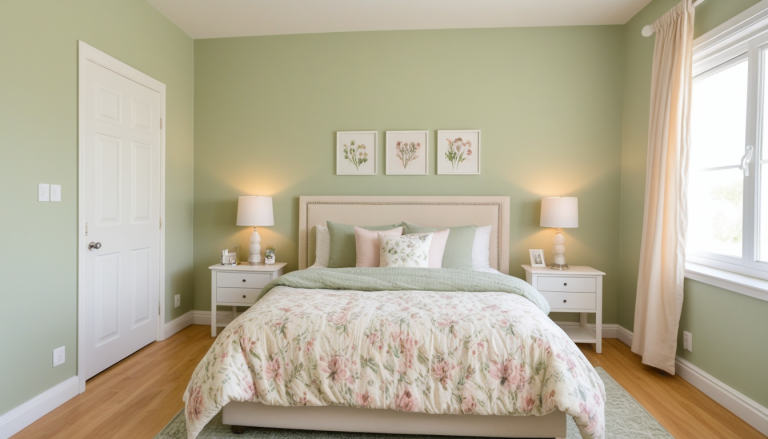 Floral Daydream Bedroom – Sage Wall — Home Decor Ideas