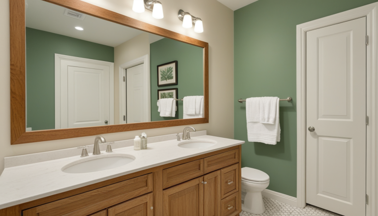 Forest Green Bathroom — Home Decor Ideas