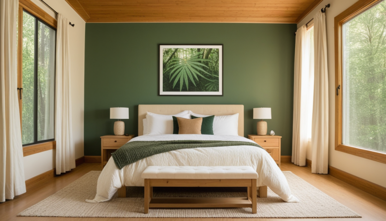 Forest Green Bedroom — Home Decor Ideas