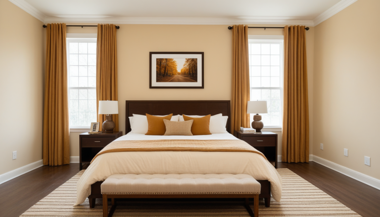 Warm Amber Bedroom — Home Decor Ideas
