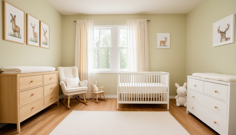 Forest Green Nursery: Creating a Calming Oasis