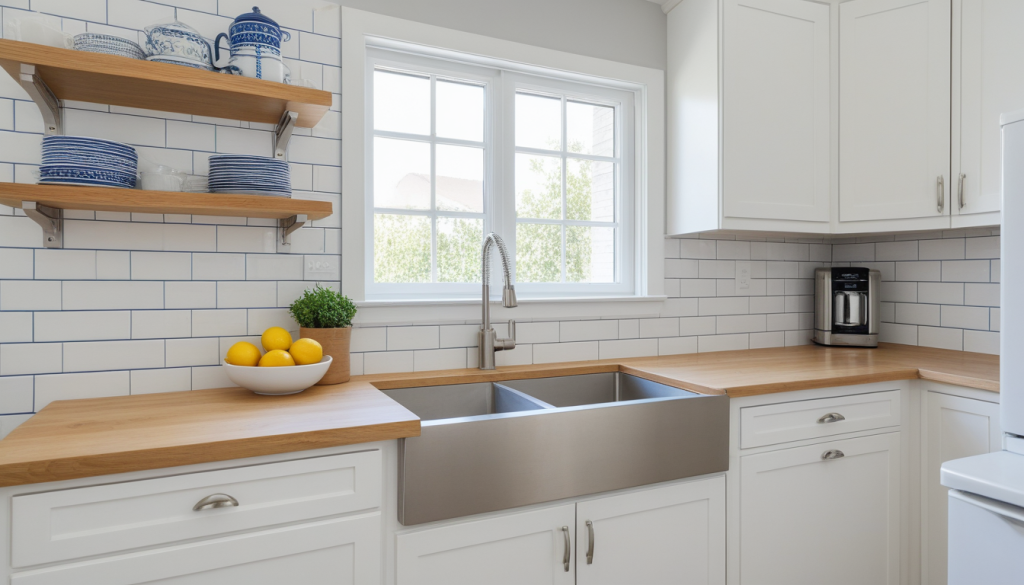 Cool Blue Kitchen: Soothing Elegance in Every Corner