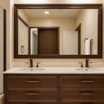 Warm Amber Bathroom — Home Decor Ideas
