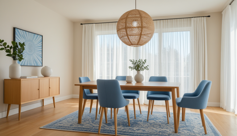 Cool Blue Dining Room — Home Decor Ideas