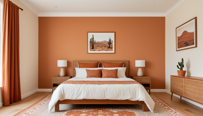 Terracotta Adobe Bedroom — Home Decor Ideas