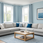 Cool Blue Living Room Inspiration