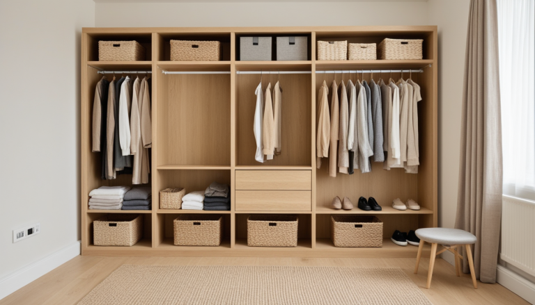 Serenity Found: Embracing Lagom Natural Beauty in Your Walk-in Closet
