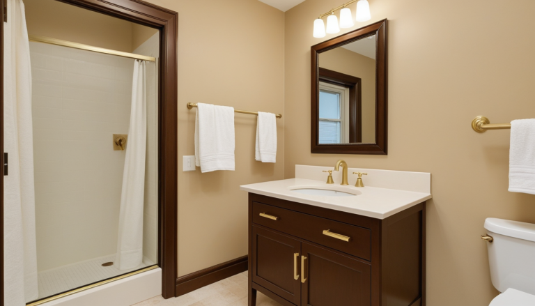 Mocha Cappuccino Bathroom: Warm and Inviting
