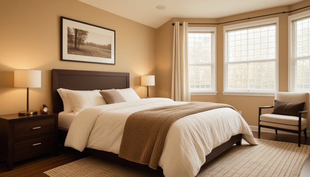 Mocha Cappuccino Bedroom: Cozy Layer
