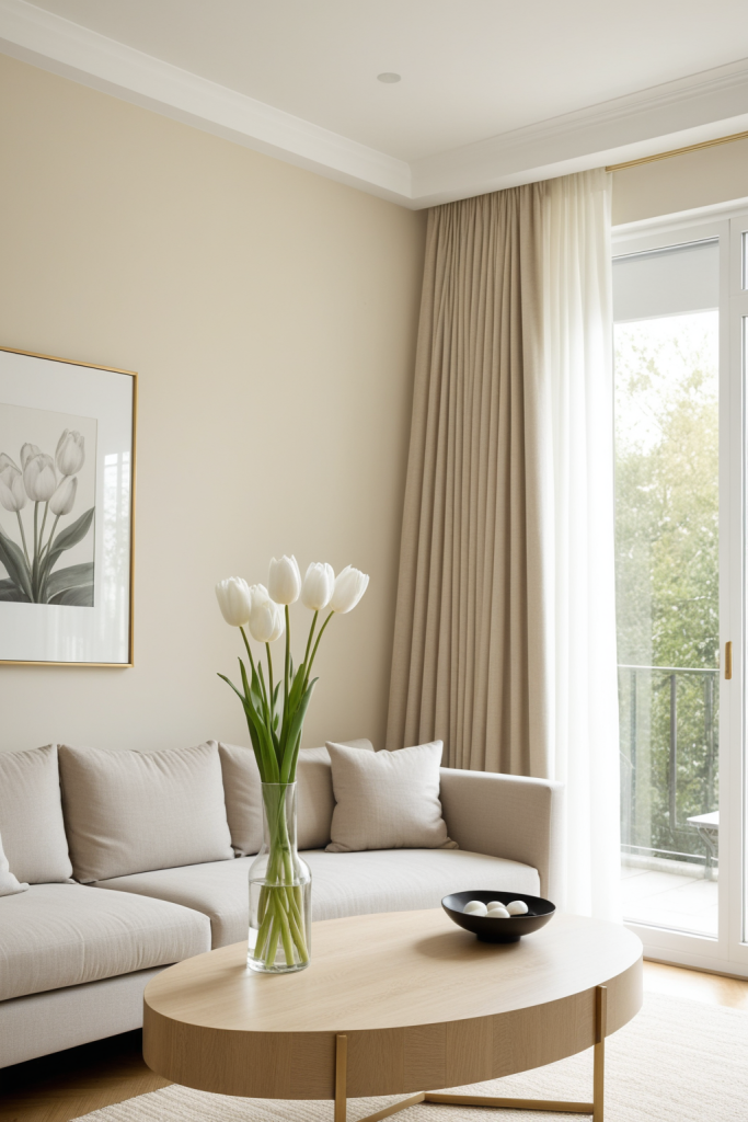 Faux Tulip Stems — Real Touch White Contemporary Vase Fillers — interior inspiration