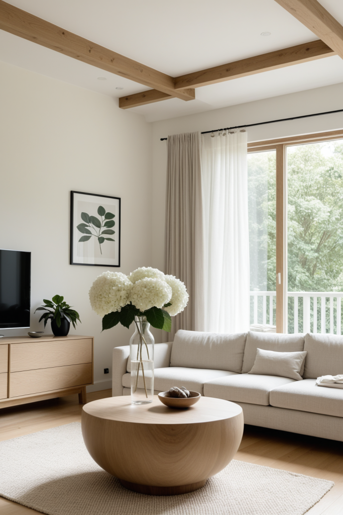 Hydrangea Stems — Faux Cone White Contemporary Decor — interior inspiration