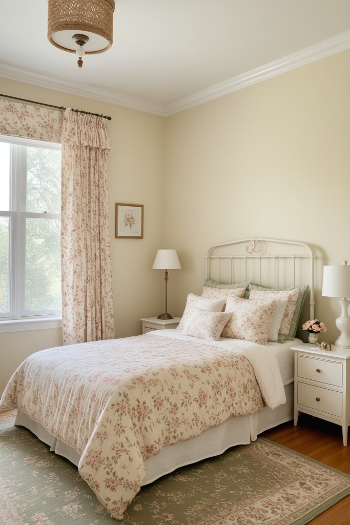 Bedroom Ideas — Floral Daydream Warm Ambiance — interior inspiration