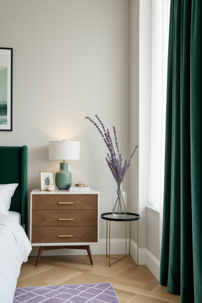 Faux Lavender Stems — Faux Floral Arrangement — Contemporary Home Decor — interior inspiration