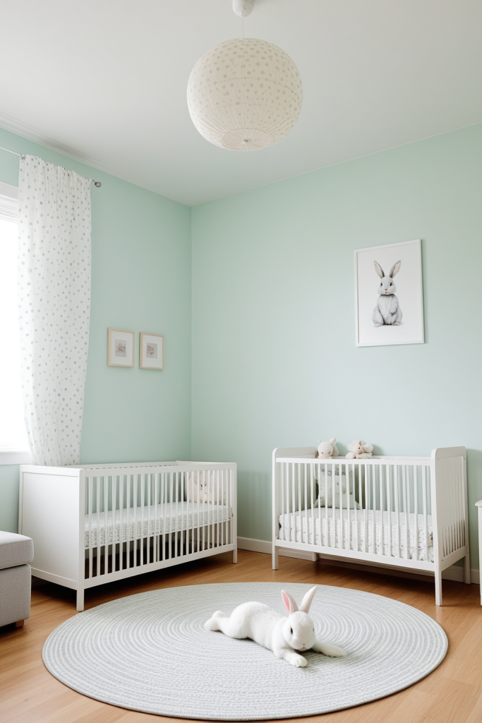 Soft Pastel Nursery: Whimsical Winter Wonderland — interior inspiration