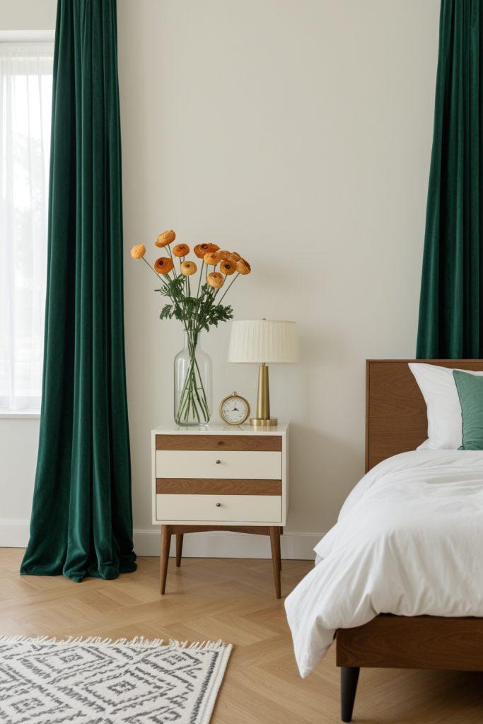 22" Faux Mini Orange Ranunculus Stem — Home Decor Ideas — interior inspiration