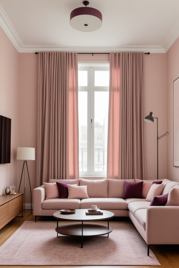 Plum Accent Living Room — Home Decor Ideas — interior inspiration