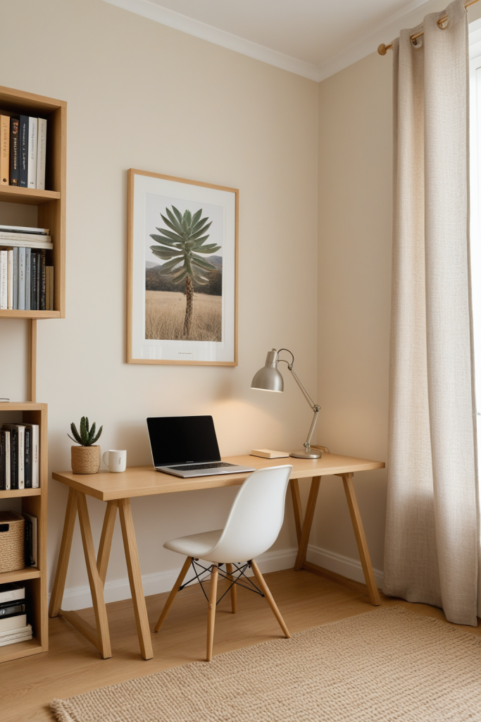Natural Workspace Ideas — Lagom Natural Cozy Home — interior inspiration