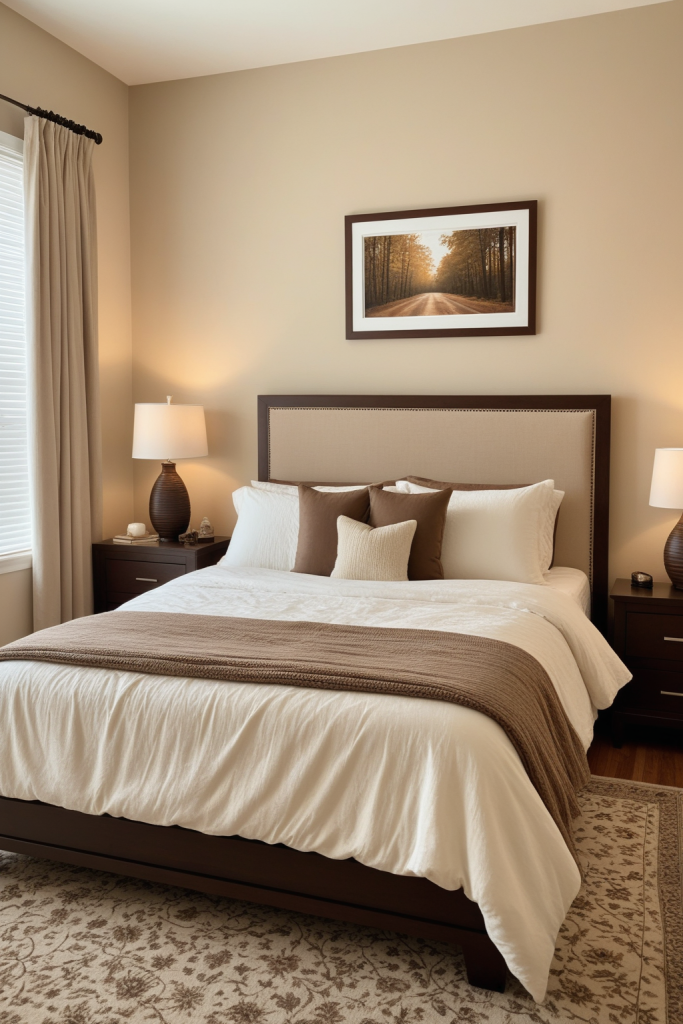 Mocha Cappuccino Bedroom — Home Decor Ideas — interior inspiration