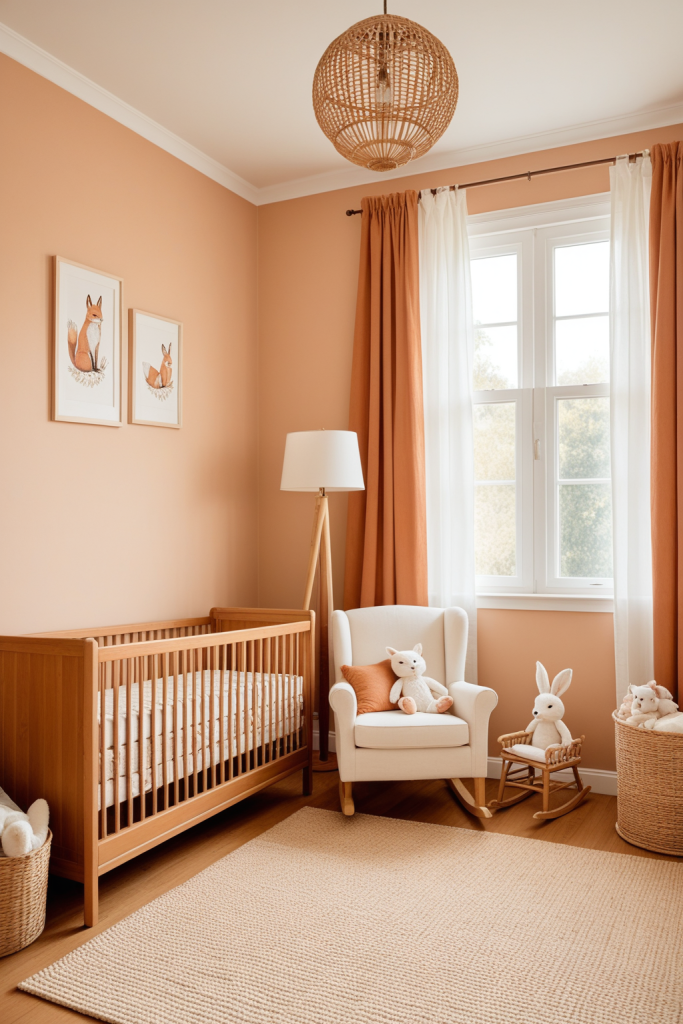 Terracotta Adobe Nursery: Warm and Inviting Decor