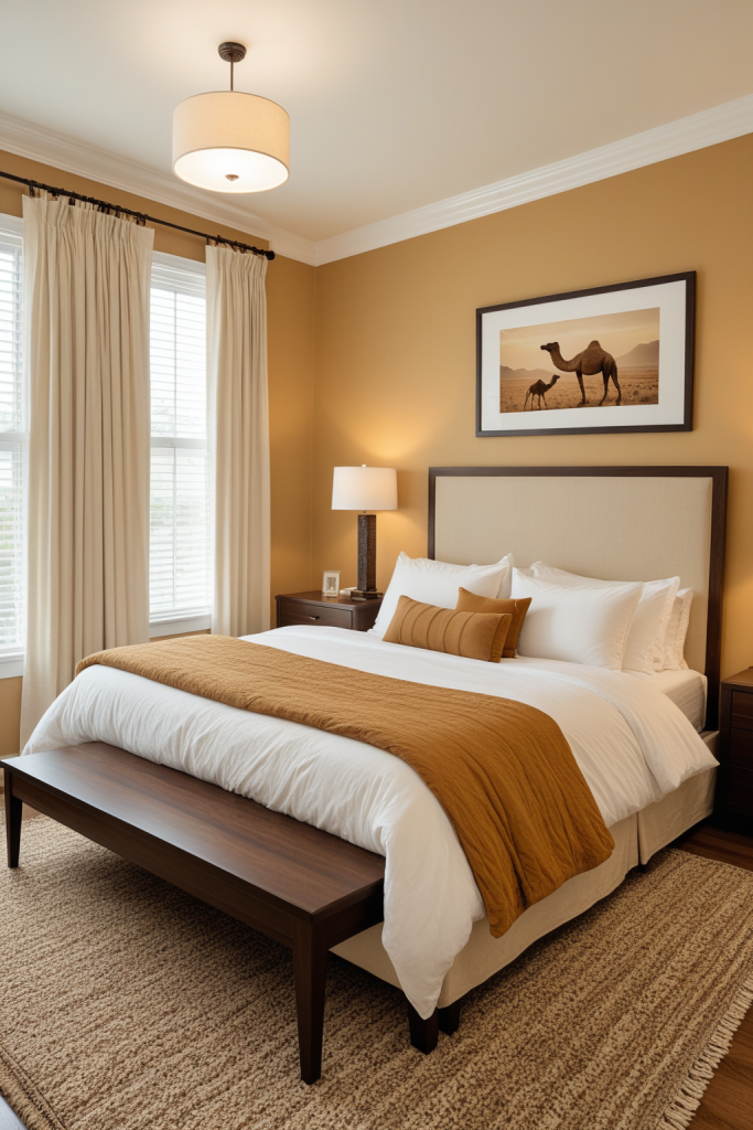 Warm Amber Bedroom Ideas — Warm Amber Wood Cozy Ambiance