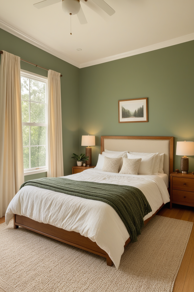Forest Green Bedroom — Home Decor Ideas