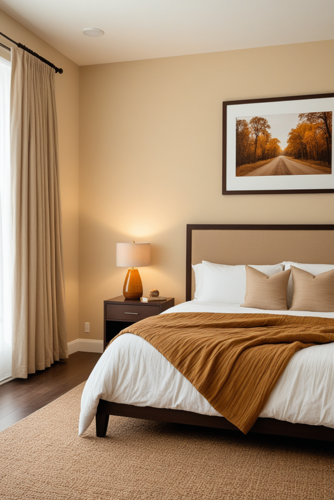 Warm Amber Bedroom — Home Decor Ideas