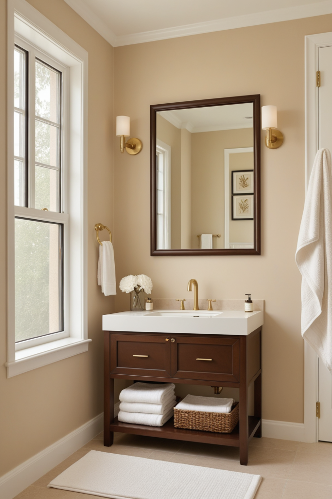 Mocha Cappuccino Bathroom — Home Decor Ideas