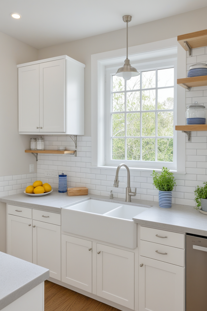 Cool Blue Kitchen: Soothing Elegance in Every Corner