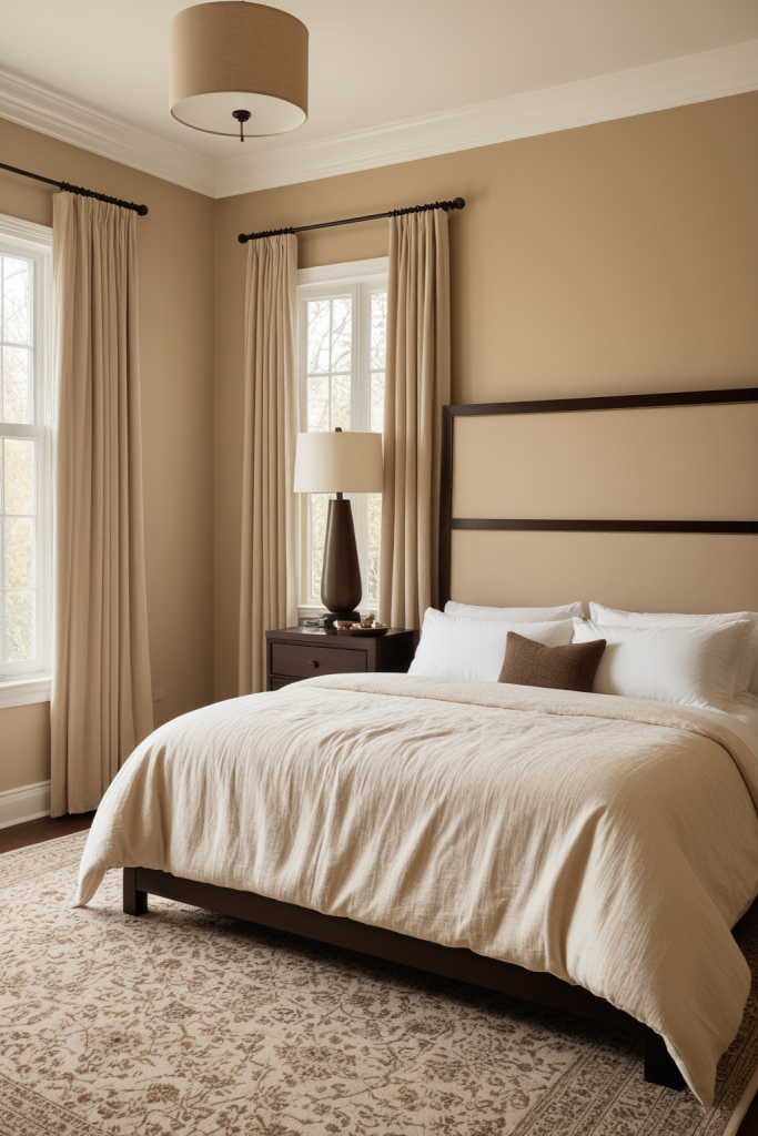 Mocha Cappuccino Bedroom — Home Decor Ideas