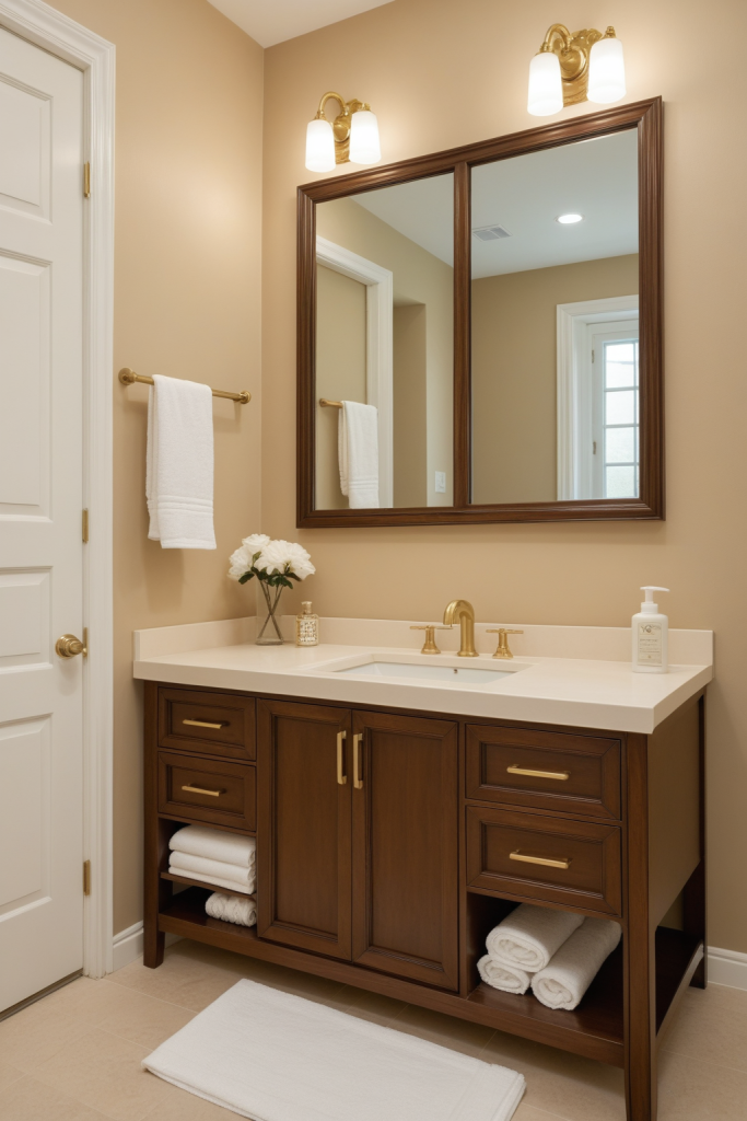 Bathroom Ideas — Mocha Cappuccino Style Cozy