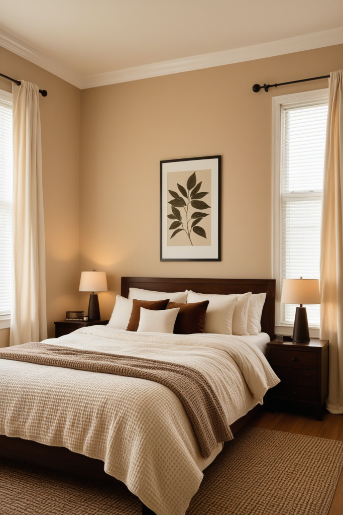 Mocha Cappuccino Bedroom: Cozy Layer