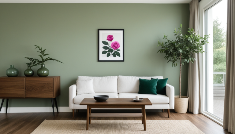 Warm Neutrals Get a Fuchsia Pop