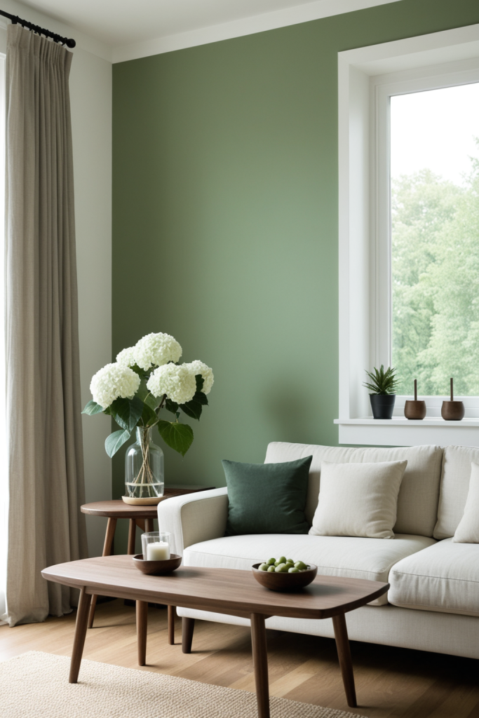 26" Faux Hydrangea Stem — White Silk Flowers Contemporary Style — interior inspiration