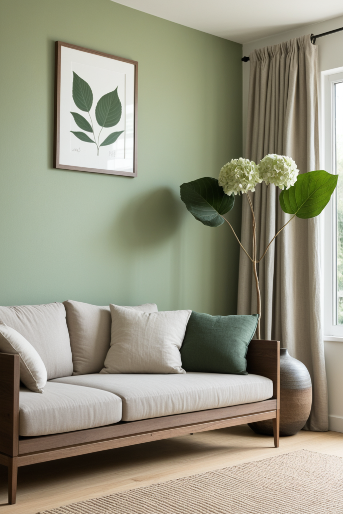 Faux Hydrangea Stem for Warm Neutral Decor — interior inspiration