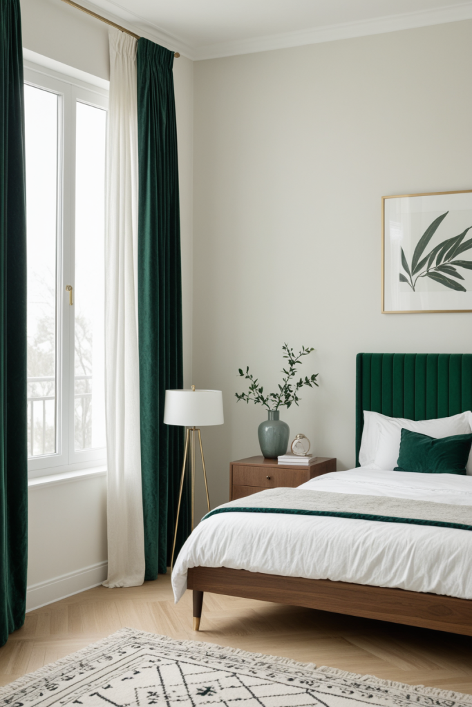 Faux Moss Twig — Natural Green Contemporary Organic Texture — interior inspiration